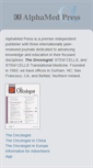 Mobile Screenshot of journals.alphamedpress.com